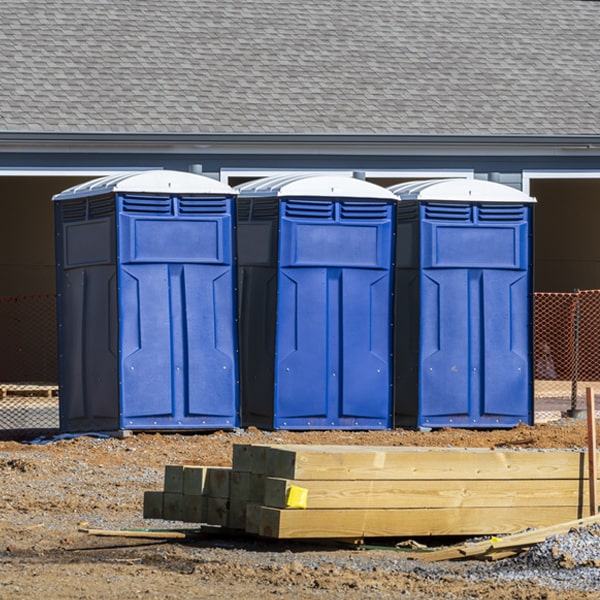 how often are the portable toilets cleaned and serviced during a rental period in Coupeville